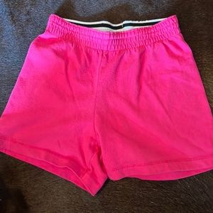 Pink stretchy play shorts